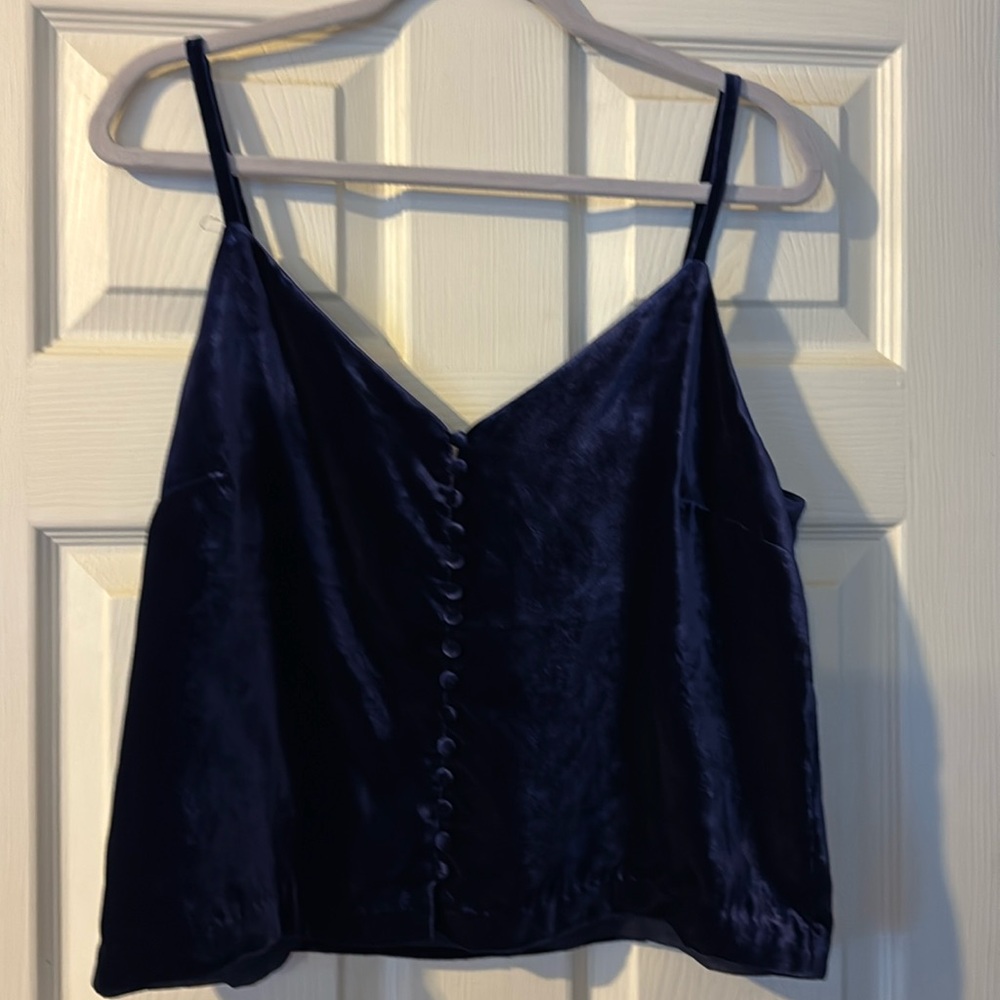 Madewell velvet tank